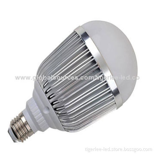 e27 LED bulbs with SMD 5630 chip, CRI>80, aluminum shell + PC lampshade